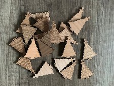 25 / 50 Streudeko Holz Tischdeko Bastelzubehör Weihnachten Weihnachtsbaum Baum Weihnachtsdeko & Zubehör price