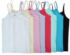 Damen Unterhemd Spaghettiträger 100% Baumwolle Feinripp Sommer Top Gr36-58 A.519 Damen-Unterhemd price