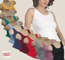 Damen Tank Top  Damenunterhemd drüber + drunter Unterwäsche Baumwolle Damen-Unterhemd price