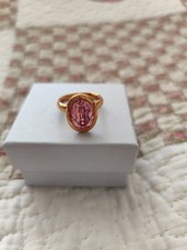 Ring Modeschmuck Gr. 19/19,5 Edelstahl Neu Modern 🌞💚🌸 Modeschmuckring price