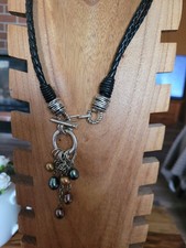 Halskette mit Bunten Steinen und Perlen - Damen Modeschmuck Halskette mit bunten Steinen price