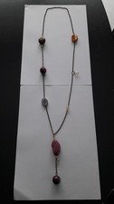 Lange Kette mit bunten Steinen Halskette mit bunten Steinen price