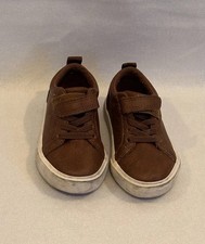 Next Kleinkind Jungen braune Schuhe Größe 5 Riemen Smart Freizeit Turnschuhe Unisex-Kinder-Lauflernschuhe price