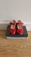 Babyschuhe rot mit schwarzen Punkten Unisex-Kinder-Lauflernschuhe price