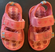 Mothercare Kleinkind Sandalen Baby Mädchen rosa Schuhe Wandern Sommer Strand Größe 2 3 Unisex-Kinder-Lauflernschuhe price