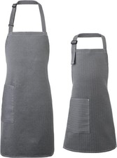 Küchenschürze Set für Damen und Kinder,2 Stück Verstellbare Schürze mit Tasc Küchenschürze price