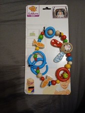 Eichhorn Baby Wagenkette für Kinderwagen u. Babyschale Holzspielzeug  Hasenmotiv Babyschale price