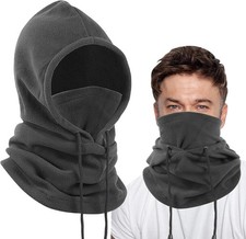 Risipu Fleece Balaclava Wintermütze Thermo Gesichtsmaske für Männer & Fr Mützen & Caps (Outdoor) price