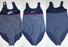 Badeanzug Schwimmanzug Anzug Mädchen Gr 128 140 Blau Streifen Mädchen-Bademode price