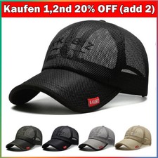 Herren Mesh Baseball Cap Basecap Trucker Kappe Sport Golf Mütze Sommer Hut Herrenhut price