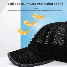 Herren Mesh Baseball Cap Atmungsaktiv Sommer Snapback Trucker Hut Herrenhut price