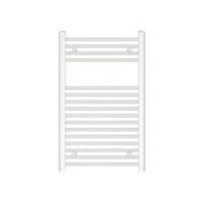 FLOMASTA Flacher Handtuchwärmer Heizkörper WEISS (H)800mm x (B)500mm-1239BTU Havlupan price