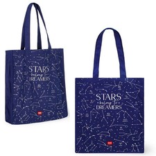 LEGAMI BEUTEL BAUMWOLLTASCHE TOTE BAG AUS BAUMWOLLE STARS STERNZEICHEN NEU OVP Zeichentasche price