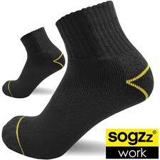 6-24 Paar SOGZZ® Arbeitssocken Herren 75% Baumwolle Quarter Arbeit Work Socken Herrensocken price
