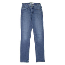 LEVI'S Mid Rise Damen Jeans Blau Slim Skinny Stone Wash W25 L32 Bayan Jeans / Kot Pantolon price