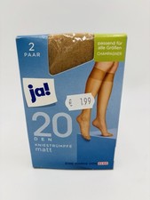 ja! 335 - Kniestrümpfe matt/Champagner 20 DEN - 2 Paar Kniestrümpfe / Strumpfhosen price