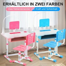 Kinderschreibtisch höhenverstellbar Jugendschreibtisch Schreibtisch mit Stuhl DE Kinderschreibtisch price