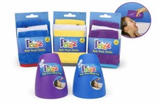 RAZZ Reißfrei Bad Spülbecher + 6 weiche Waschlappen Baby Kleinkind BPA frei NEU Baby-Waschschüssel und Kelle price