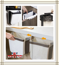UK 9L Faltbarer Küchenabfalleimer Mülleimer Korb hängend über der Schranktür Trash Bins price