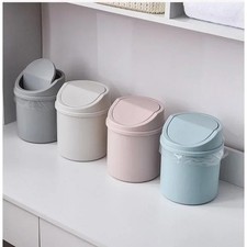 Mini Abfalleimer klein Mülleimer mit Deckel Home Office Schreibtisch platzsparend tragbar Trash Bins price