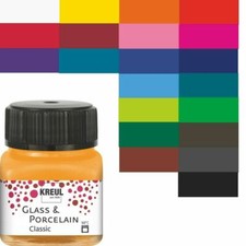 20 ml Tiegel Glas&Porzellanfarbe KREUL® classic/transparent-clear viele Farben Glasfarbe price