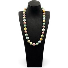 18 Zoll Mischkristall Halskette – echter natürlicher Edelsteinschmuck – britische Hand Swarovski Kolye price