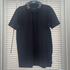 Emporio Armani Junior Poloshirt dunkelblau 16A / 175 cm (passt Erwachsenen XS-Slim S) Jungenhemd price