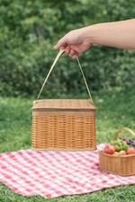 Isolierte Lunch Tasche Picknick Kühlbox Tragbar Lebensmittelkorb Lunch-Tasche price