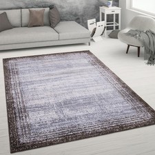Teppich Wohnzimmer Kurzflor Abstrakter Used-Look Vintage Stil Modern Wohnzimmerteppich price