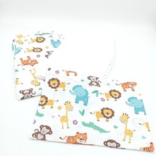 Niimo Babybettwäsche Set Bettwäsche Kinderzimmer Dschungel Kuschelig Weich 3 Tei Baby-Bettwäsche-Set price
