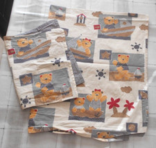 Set Babybettwäsche Babybett 100x130 + 40x60cm  mit Teddybären / Maritim / Strand Baby-Bettwäsche-Set price