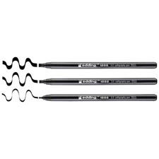 EDDING Kalligraphie Set calligraphy pen 1255 Set 2,0 + 3,5 + 5,0mm schwarz Kalem Seti price
