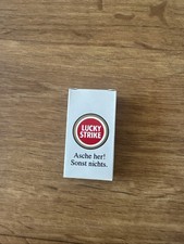 RARE Lucky Strike Taschenaschenbecher Metall – „Asche her!“ – NEU in OVP Aschenbecher price