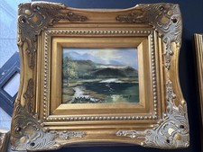 ÖL GEMÄLDE Landschaft SIGNIERT ANTIK 19 X 13,5 SIGNIERT Ölgemälde price