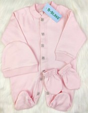 Trendige Strampler Kleidung Krankenhaus Set, schick & bequem ein Must Have Outfit für Mädchen Baby-Erstausstattung fürs Krankenhaus price