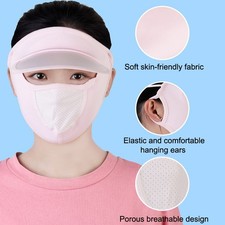 Women Thin Breathable Ice Silk Sunscreen Long Neck Full Face Mask Sum-lk Baby-Sonnencreme price
