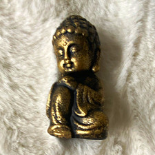 Buddha Kopf Figur Deko antik Finish gold/schwarz freistehend für Innen Dekofigur price
