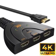 3in1 HDMI Splitter Switch 4K Ultra HD UHD Verteiler Umschalter Hub Adapter Kabel Hub & Switch price