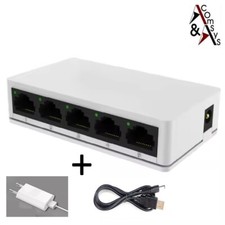 PXILINK  Switch 5 Port RJ45 Fast Ethernet 10/100 Mbit Netzwerk Hub +USB Netzteil Hub & Switch price
