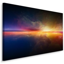 CANVAS Leinwand Bilder XXL Wandbilder Kunstdruck Abstraktion Horizont Meer 990 Tuval price