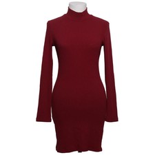 Kikiriki, Rollkragenkleid, Größe: M, model: elbise, Rot #DBY Elbise price