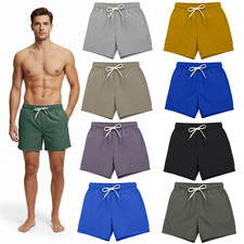 Herren Badeshorts Board Badeshorts Badehose Bademode Strand Sommer Laufen Gym Erkek Plaj Giyimi price