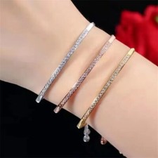 Armband Damen Verstellbar Zirkonia Strass Silber Gold Rose Mode Schmuck Modeschmuckarmband price