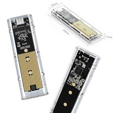M.2 NVMe SSD zu USB 3.2 Typ-C Gehäuse Case Konverter Adapter M&B+M Key※UK Computer Converters und Adapters price