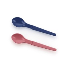 Tupperware 2 Junge Welle Löffel Hängelöffel Eierlöffel Fütterlöffel Löffel NEU Fütterlöffel price