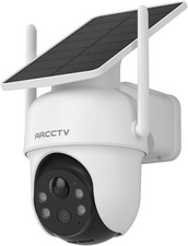 ARCCTV Solar Überwachungskameras kabellos Outdoor, 4MP 360° Ansicht batteriebetrieben Security Cameras price