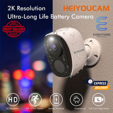 Überwachungskameras kabellos Outdoor, 2K 3MP Akku WiFi Sirene, 2-Wege Audio, WP Security Cameras price
