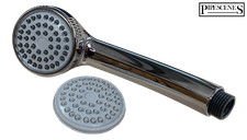 NIEDERDRUCK Easy Clean Duschkopf Handset für harte Wasserbereiche Rub Clean 1/2" Shower Head price