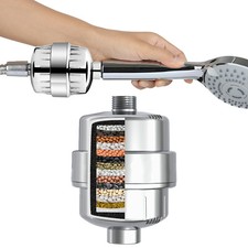 Duschfilter Wasserfilter Enthärter Hartwasseraufbereiter Duschkopf Universal UK Shower Head price