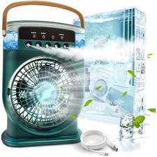 Mini Klimaanlage Luftkühler USB, 4-in-1 Handy Klimagerät Ventilator Leise Klimaanlagen price